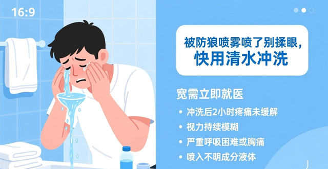 被防狼喷雾喷了怎么办_防狼喷雾器_喷雾喷办防狼效果好吗