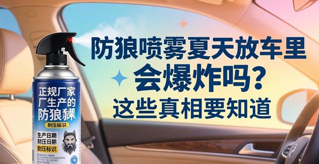 防狼喷雾会不会爆炸_防爆喷雾是什么_防暴喷雾剂